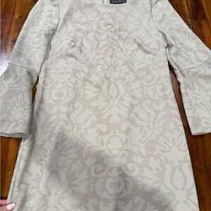 Jessica Howard Cream Patterned Dress